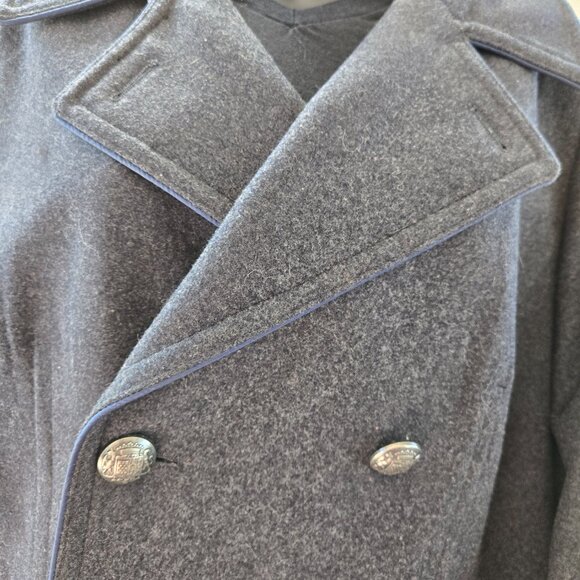 Coldwater Creek Wool Blend Pea Coat Double Breasted Womens XL - Picture 7 of 15
